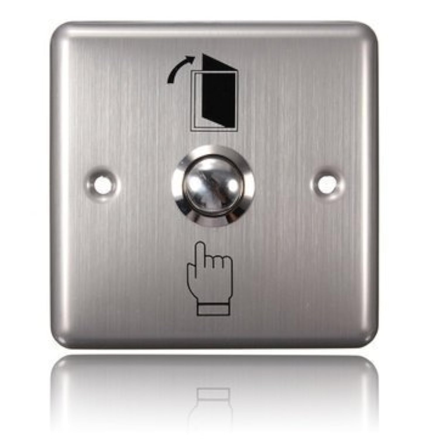 Stainless Steel Exit button big